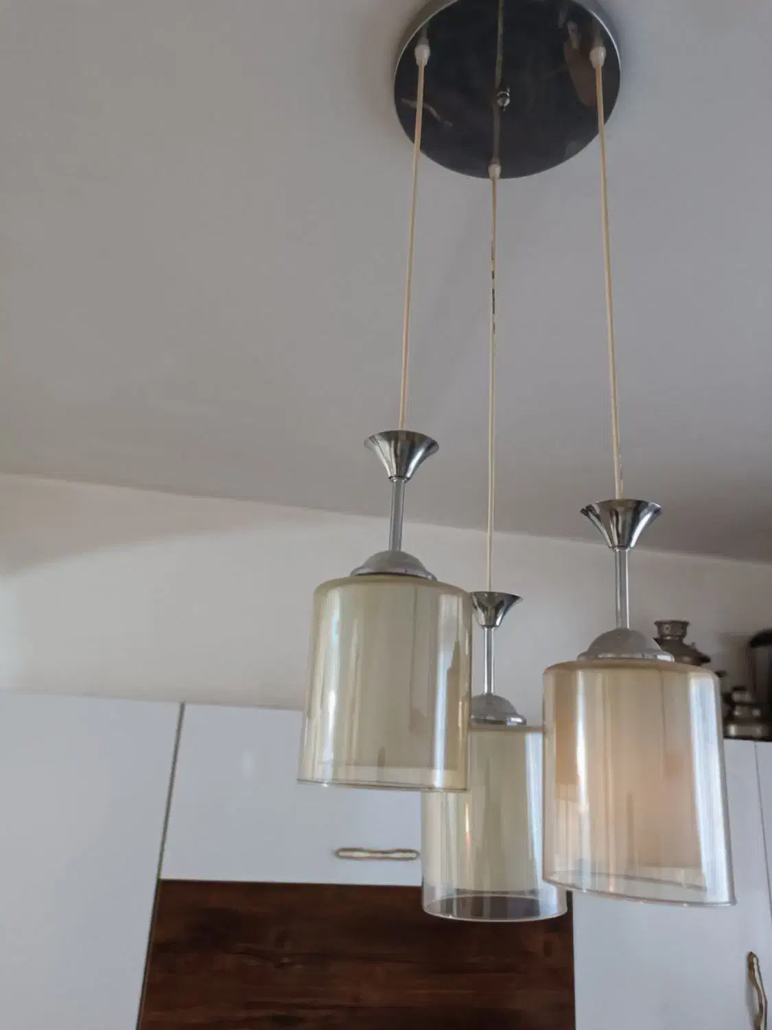 آویز سه شعله و تک|لوستر و چراغ آویز|مشهد, گلبرگ شمالی|دیوار