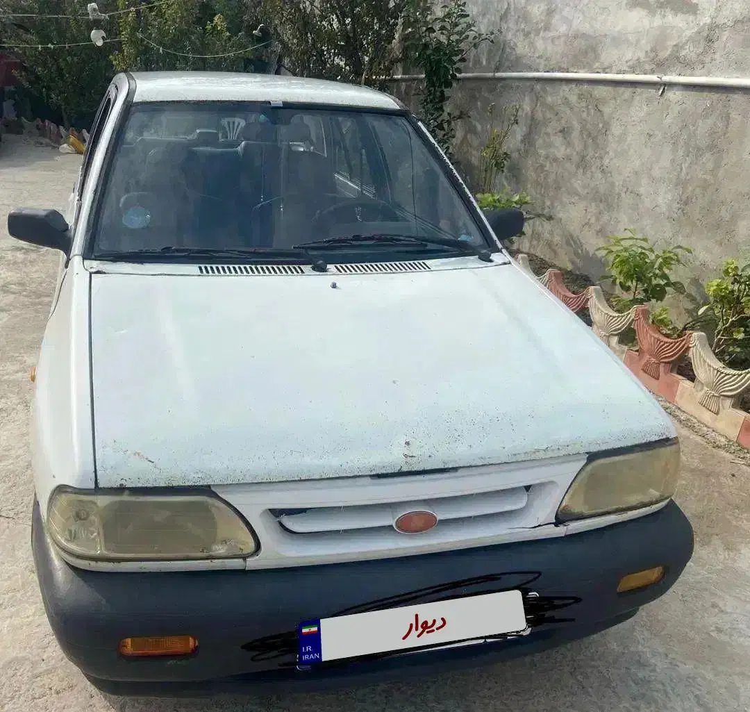 پراید ۸۲ سفید فنی سالم، زیر پام بوده|خودرو سواری و وانت|قائمشهر, |دیوار