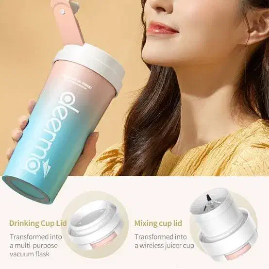 ماگ و مخلوط کن (شیکر) nu90 deerma|آبمیوه‌گیر و آب‌مرکبات‌گیر|تهران, سازمان برنامه شمالی|دیوار