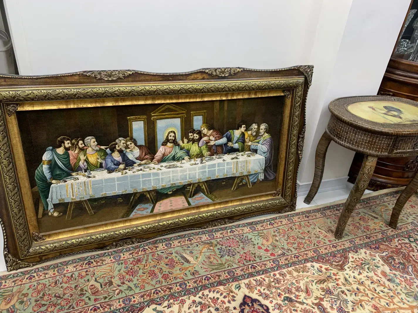 شام آخر برجسته|تابلو فرش|تهران, والفجر|دیوار