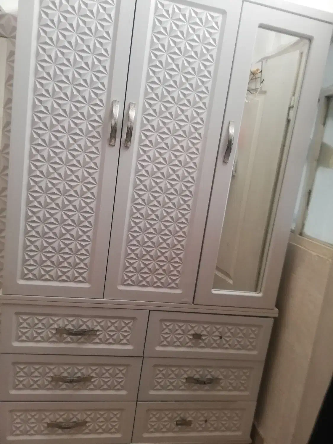 کمد دو تیکه|جاکفشی، کمد، دراور|قم, کلهری|دیوار