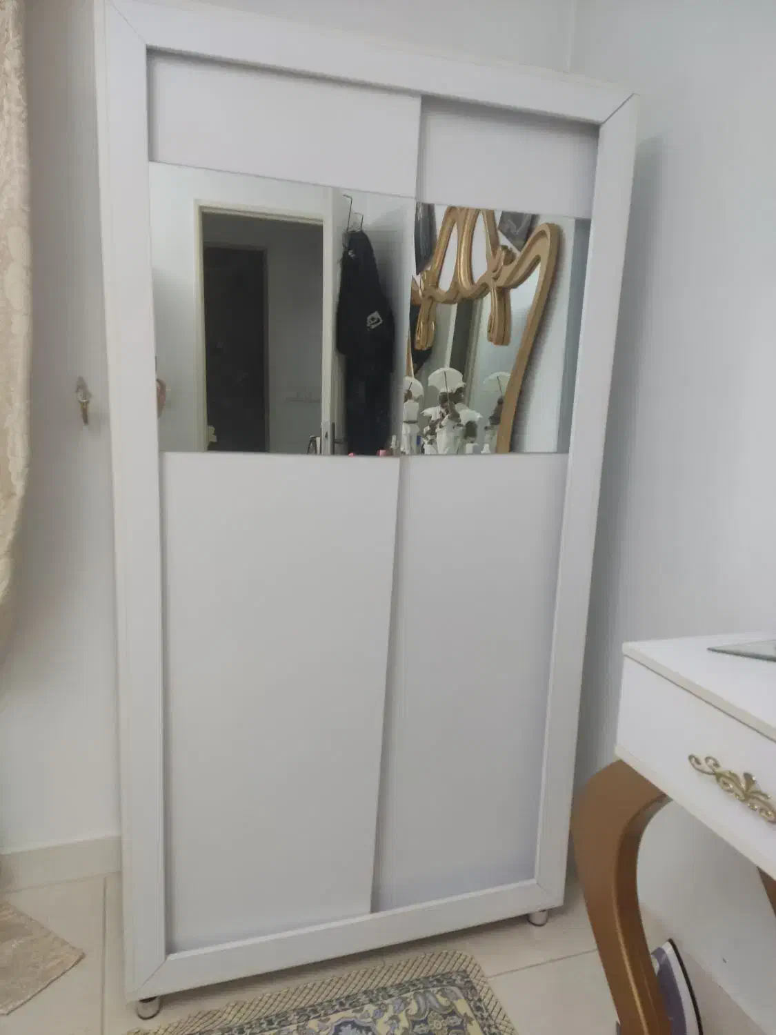 کمد سفید در ریلی داری دو طبقه|جاکفشی، کمد، دراور|قزوین, |دیوار