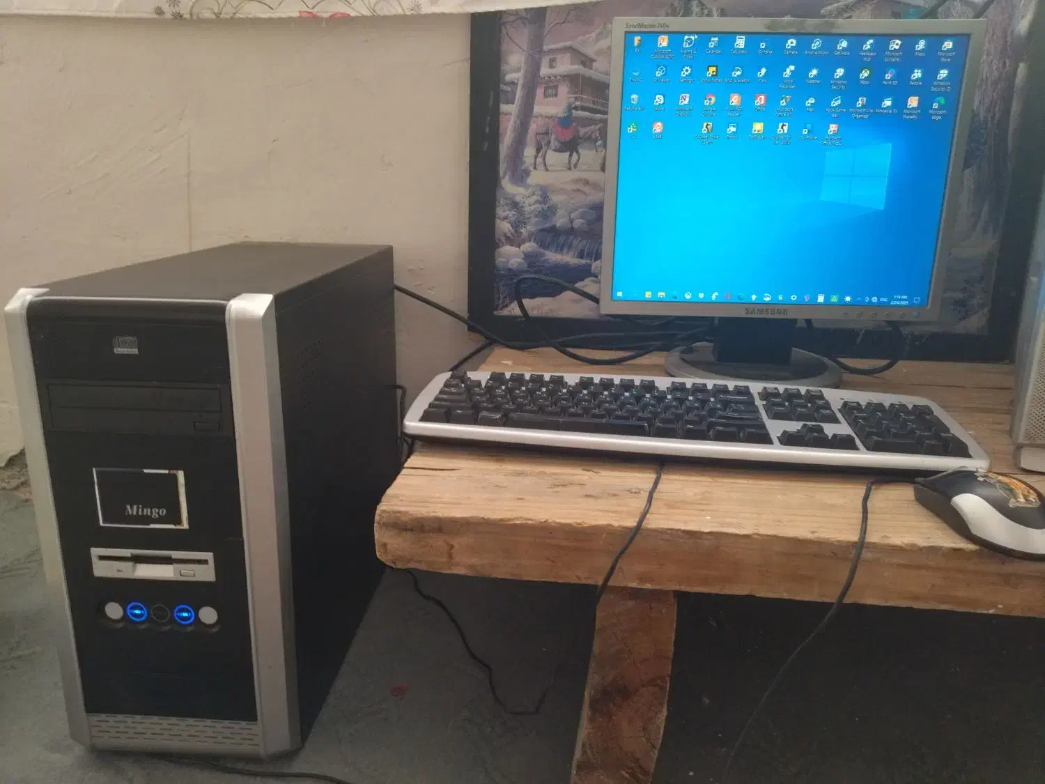 سیستم pc سامسونگ کامپیوتر|رایانه رومیزی|فولادشهر, A3|دیوار