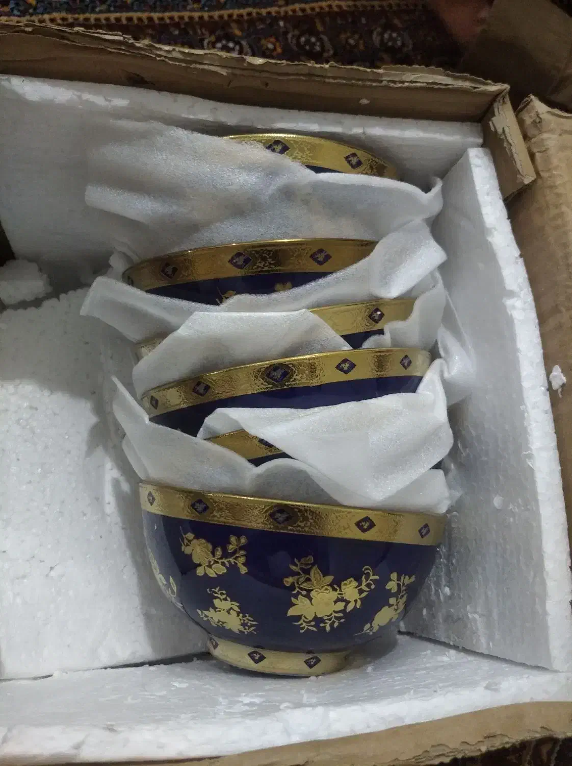 لاجوردی آنیل اصل|ظروف سرو و پذیرایی|زنجان, |دیوار