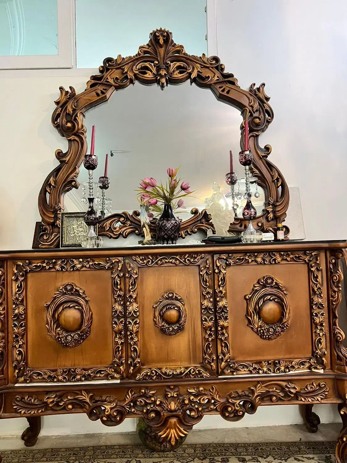 کنسول و آینه|بوفه، ویترین، کنسول|تهران, شهرک آزادی|دیوار