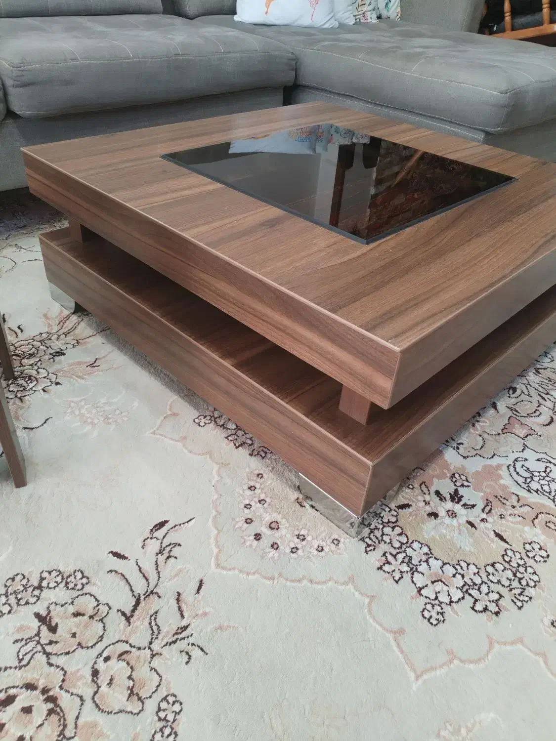 میز وسط همراه با ۳عسلی سالم|مبلمان خانگی و میز عسلی|شاهرود, |دیوار