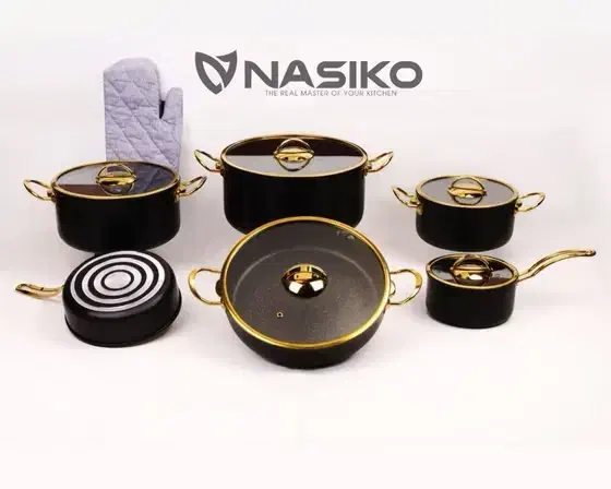 سرویس قابلمه۱۰پارچه ناسیکو|ظروف پخت‌وپز|اردبیل, |دیوار