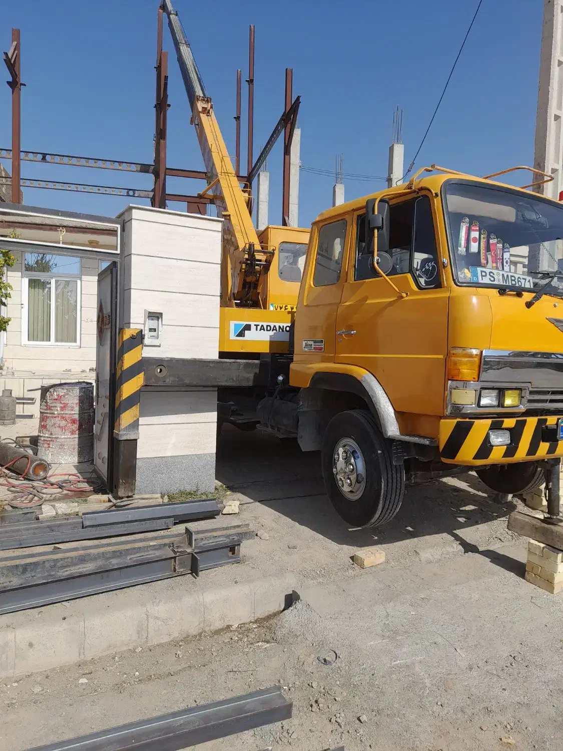 فروش جرثقیل ۷تن سه تلسکوپ فابریک درحدمعاوضه با۲۵تن|خودرو سنگین|ری, فیروزآباد|دیوار