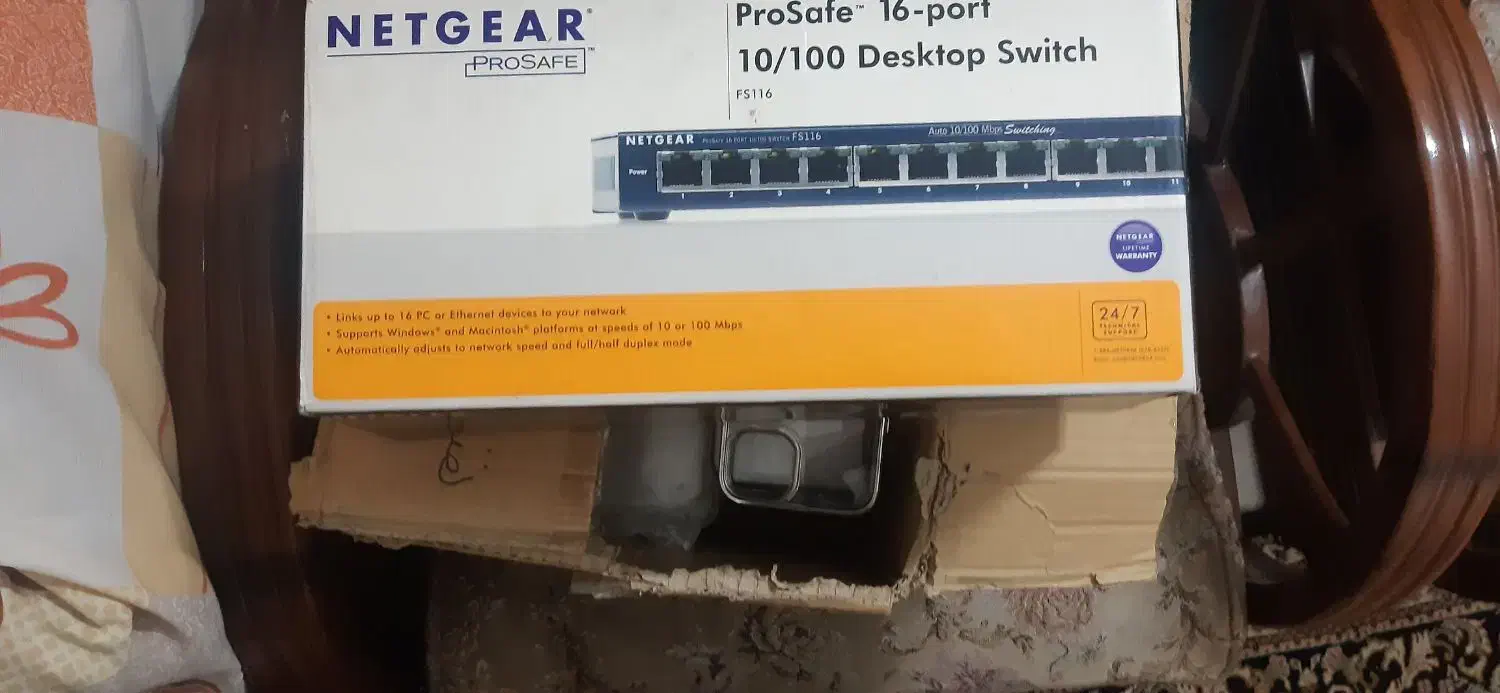دستگاه سوئیچینگ شبکه ‌NETGEAR|مودم و تجهیزات شبکه|تهران, آذربایجان|دیوار