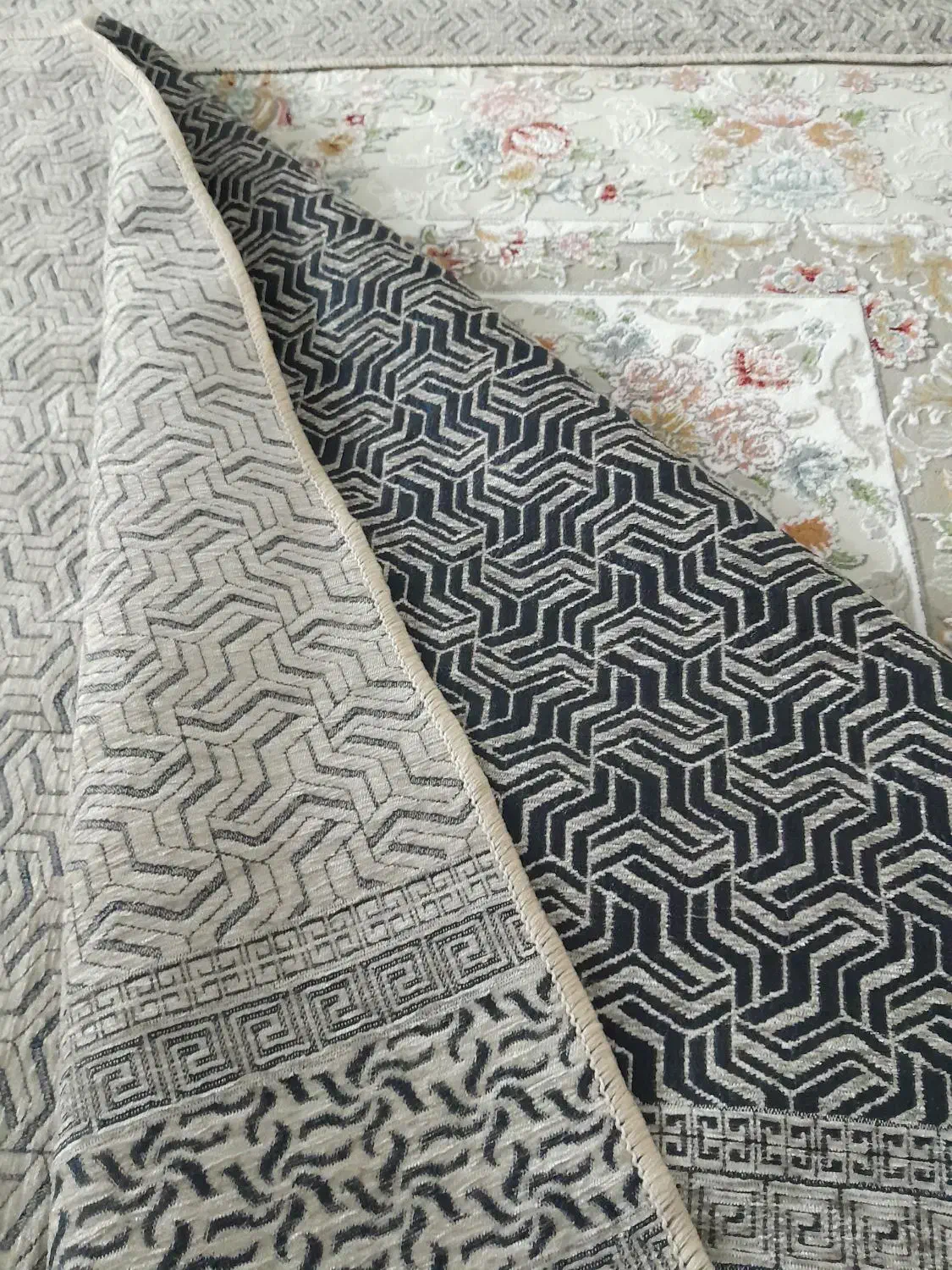 ۴عددروفرشی۹متری مخمل دورو|روفرشی|قمرود, |دیوار