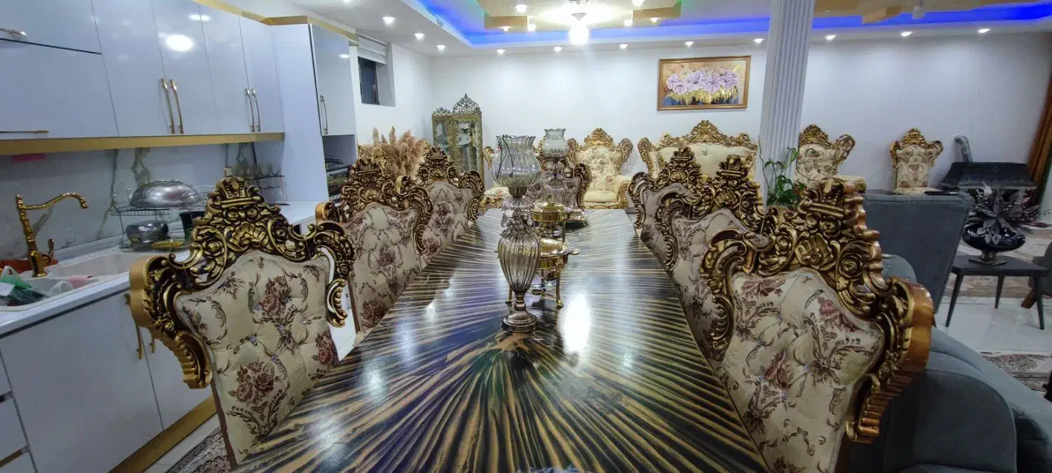 میز غذا خوری|میز و صندلی غذاخوری|ماکو, |دیوار