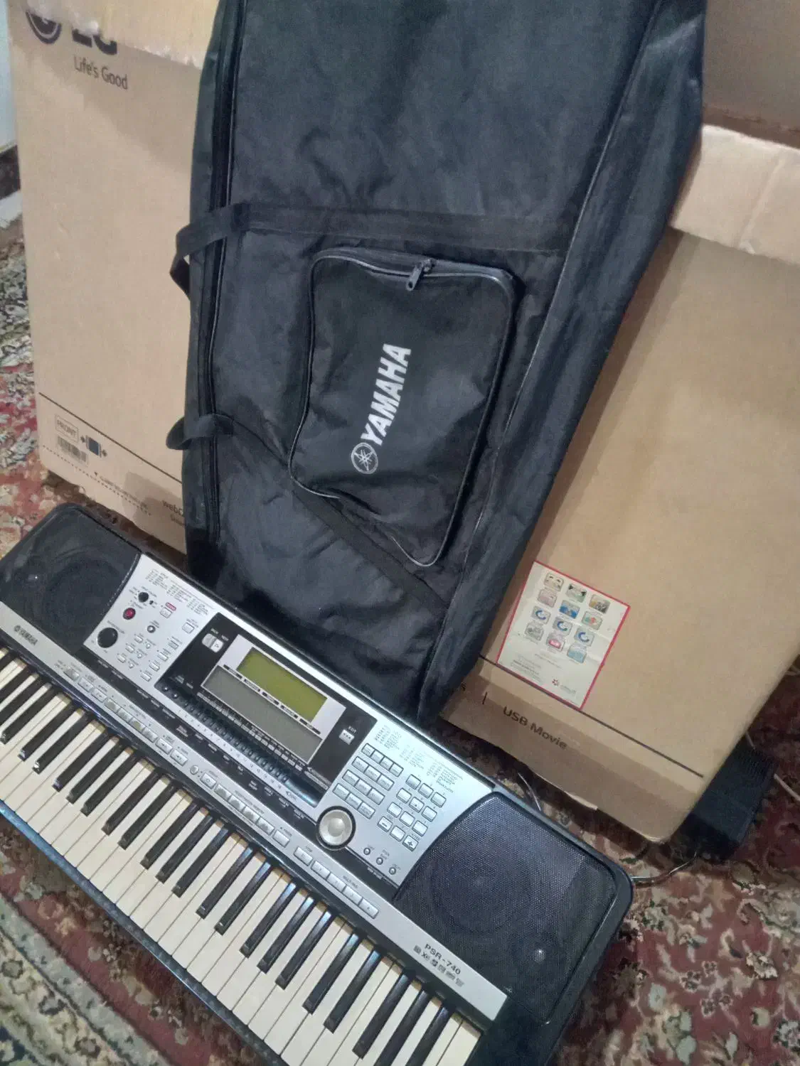 ارگ یاماها ۷۴۰  فوق العاده تمیز|پیانو، کیبورد، آکاردئون|رضوانشهر, |دیوار