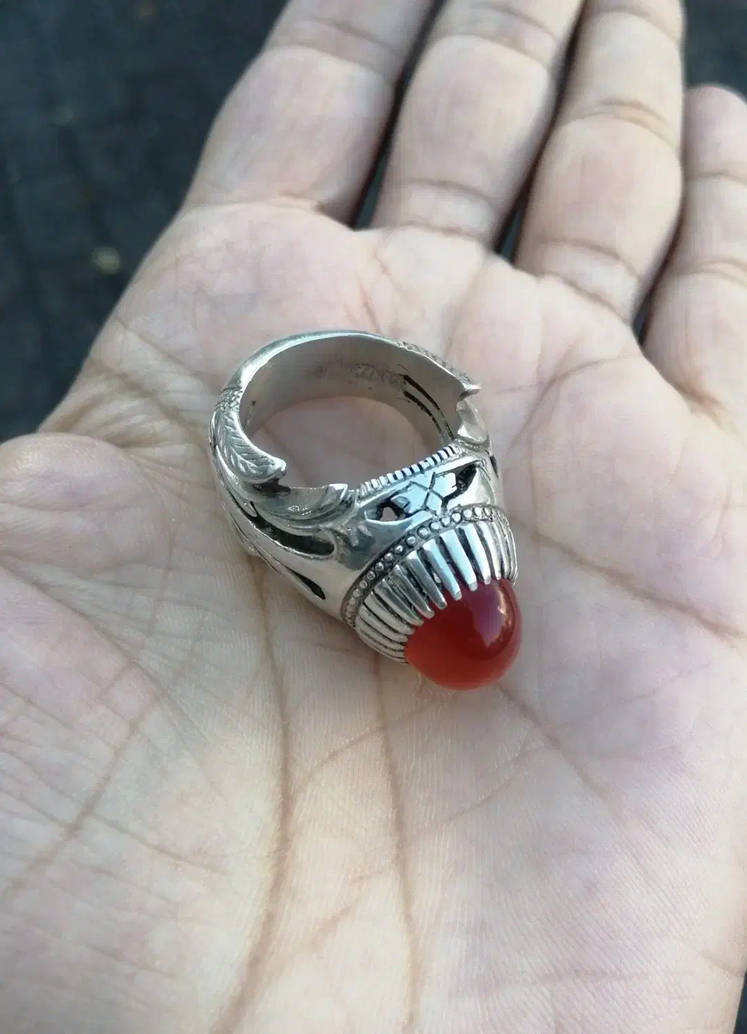 انگشتر عقیق سرخ|جواهرات|صوفیان, |دیوار