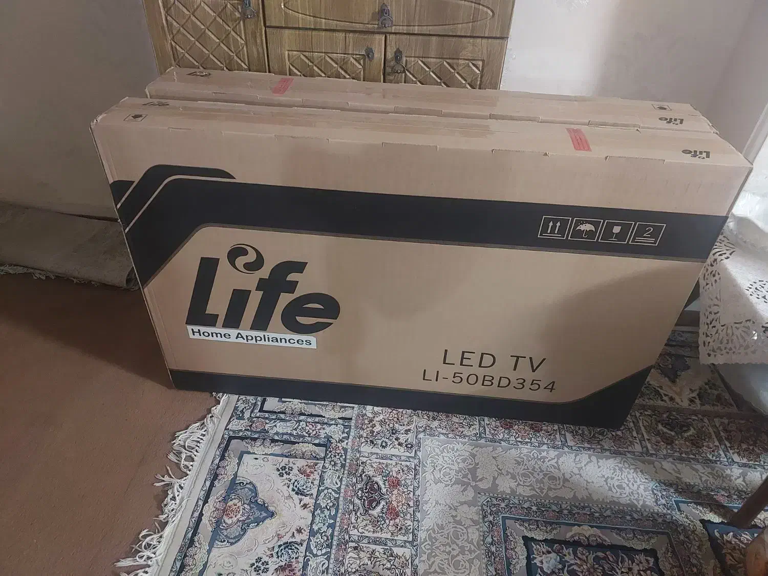 تلوزیون life ۵۰ اینچ پلمپ|تلویزیون و پروژکتور|ری, جوانمرد قصاب|دیوار