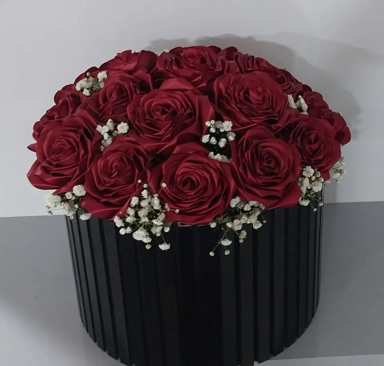 گل رز جاودان روبانی|گل مصنوعی|گناباد, |دیوار