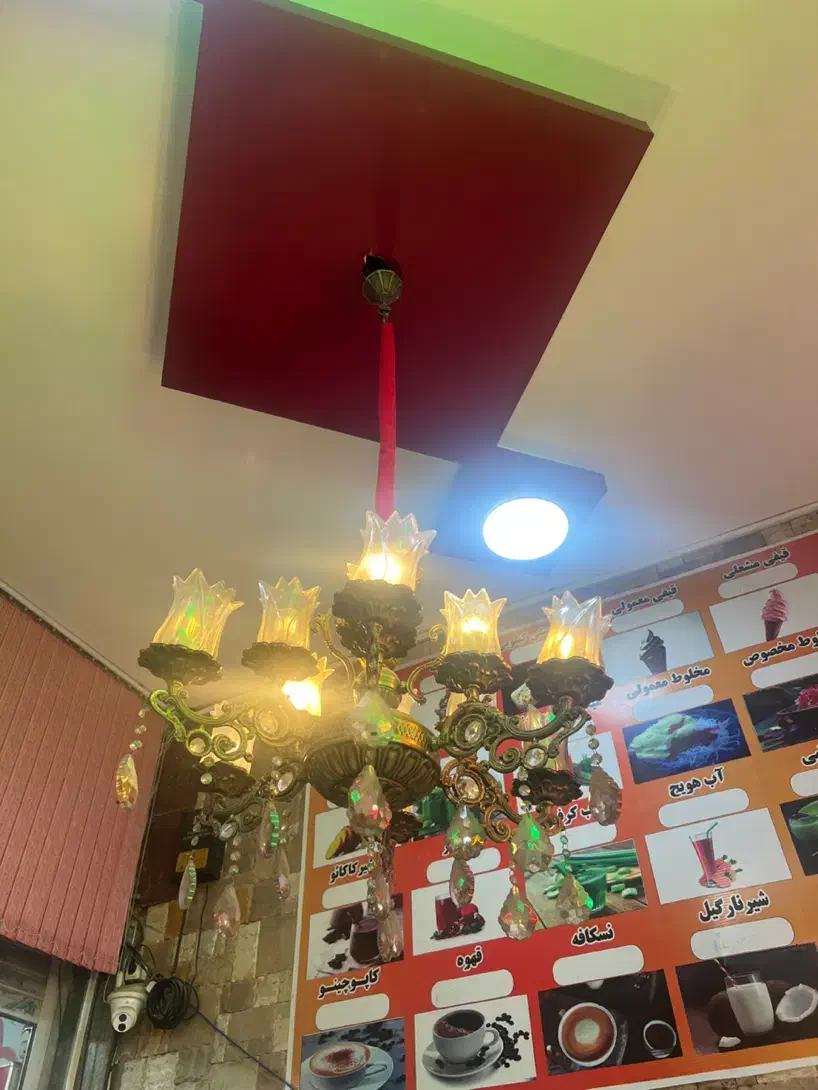 لوستر طرح برنز|لوستر و چراغ آویز|بندرعباس, |دیوار