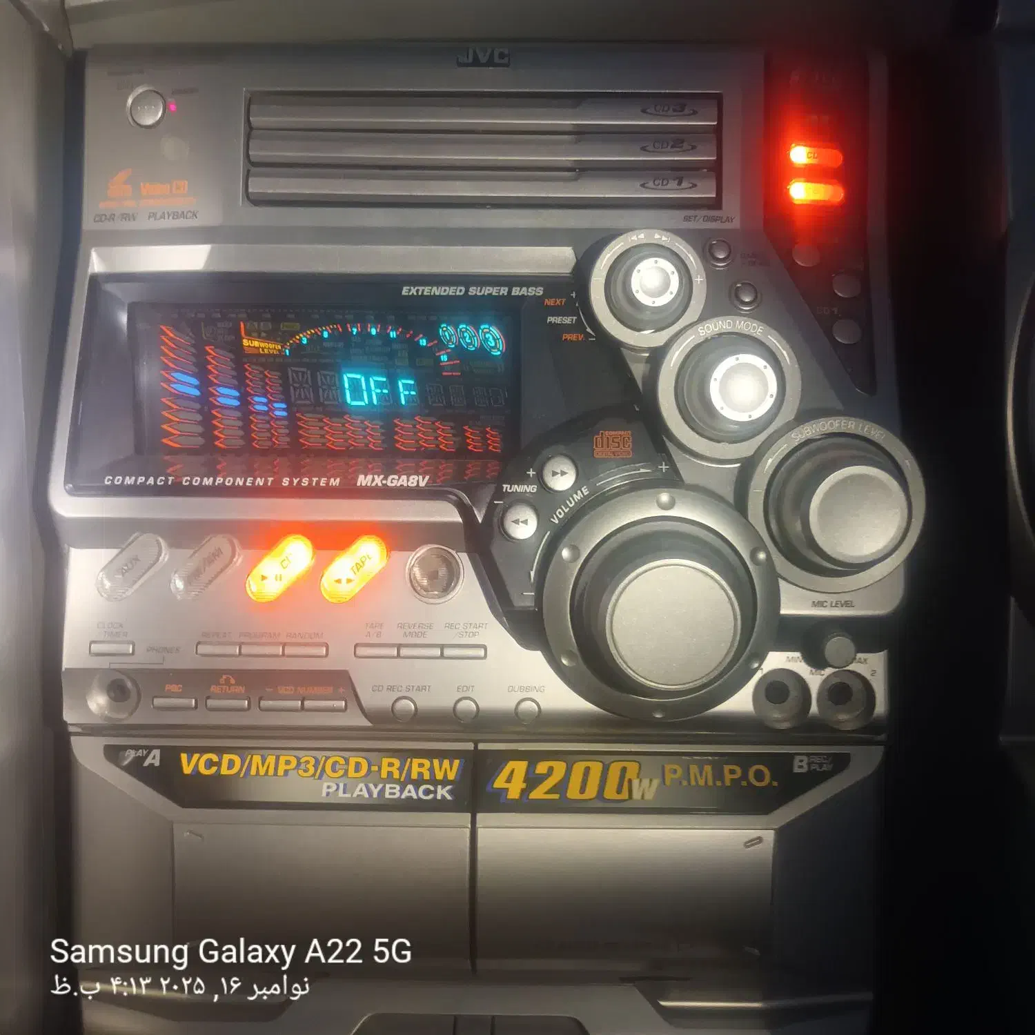 jvc 4200|سیستم صوتی خانگی|اشتهارد, |دیوار