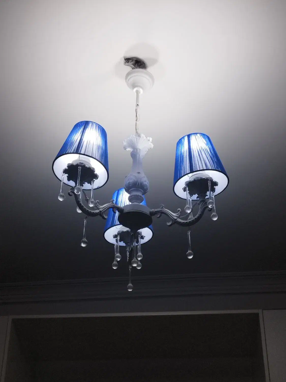 لوستر سه شاخه اتاق خواب|لوستر و چراغ آویز|ری, علایین|دیوار