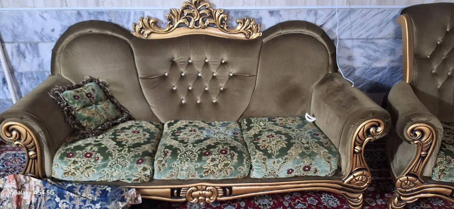 مبلمان۷نفره|مبلمان خانگی و میز عسلی|مشهد, مقدم|دیوار