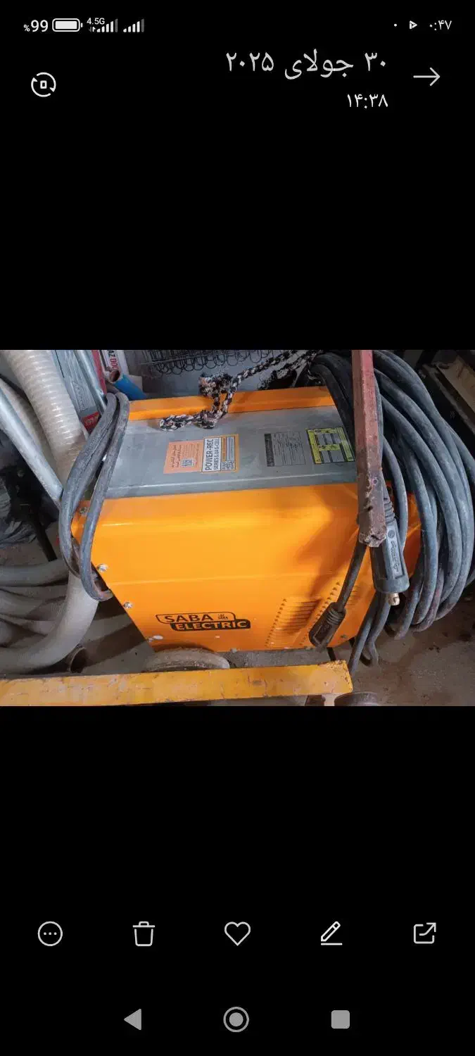 بتونیر بالابر موتور برق دستگاه جوش 500امپر|ابزارآلات|رودبار, |دیوار