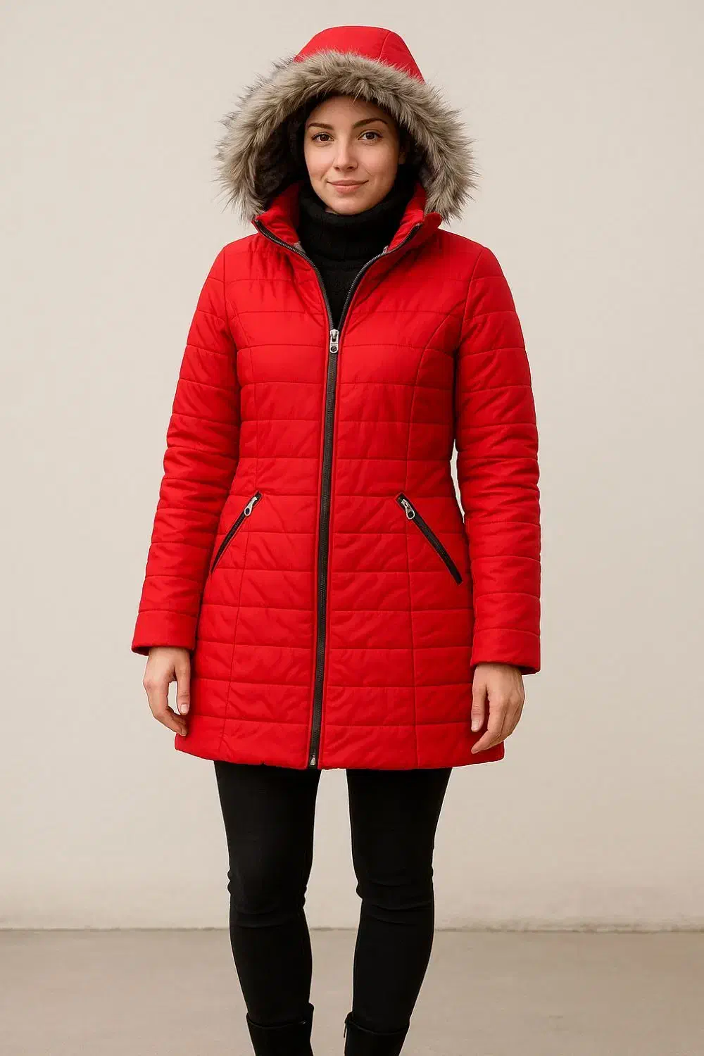 کاپشن قرمز|لباس|محمدیه-قزوین, |دیوار