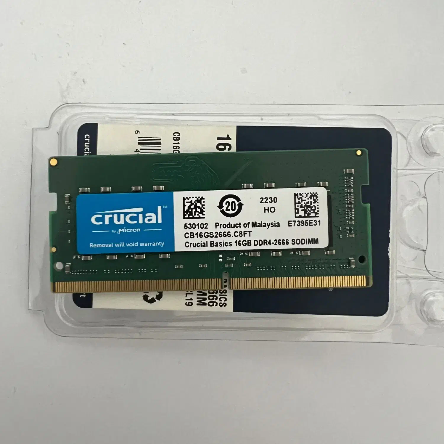 رم 16 گیگ کروشیال DDR4 فرکانس 2666|قطعات و لوازم جانبی رایانه|ساری, |دیوار