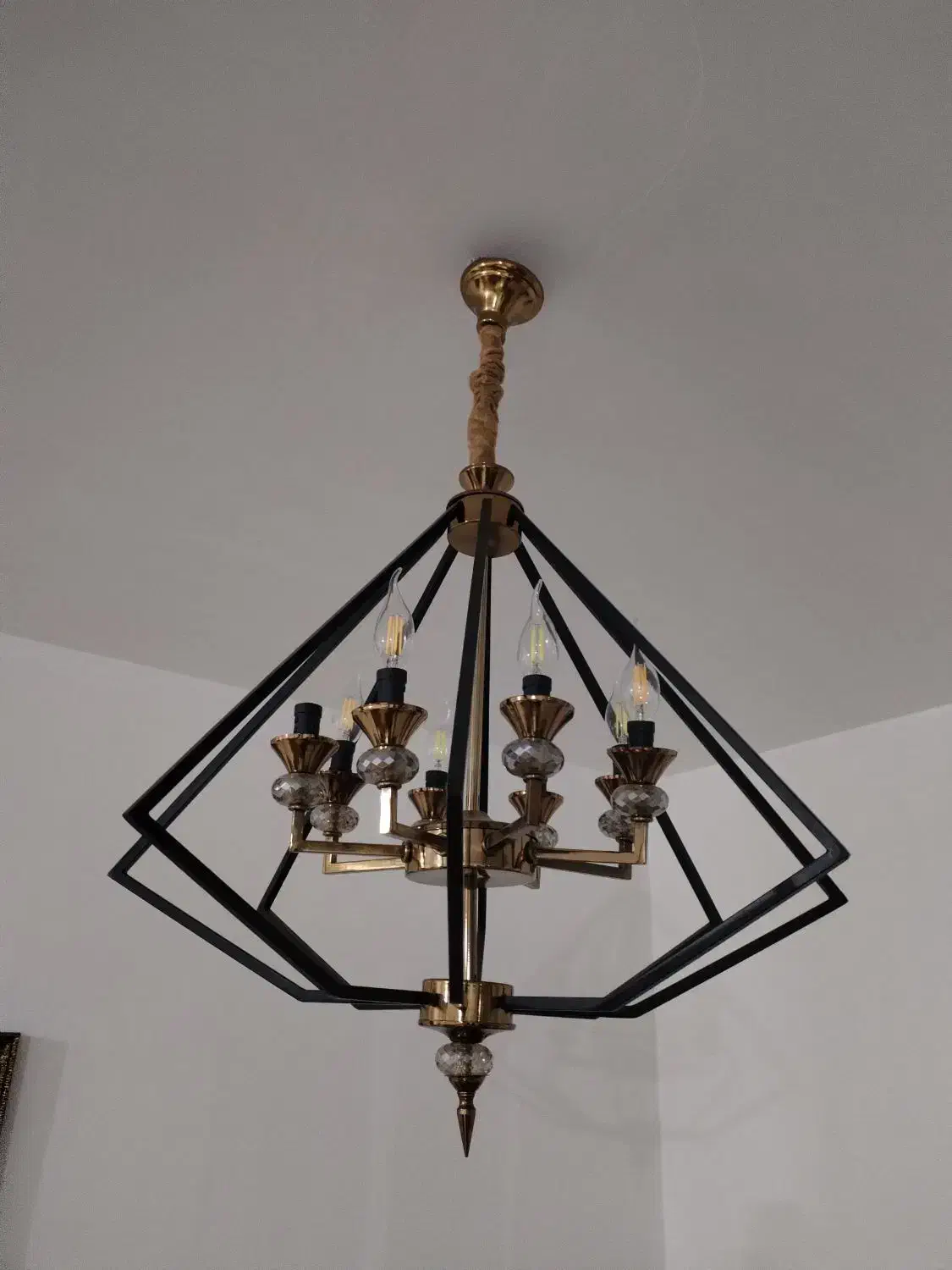 لوستر|لوستر و چراغ آویز|چهارباغ, |دیوار