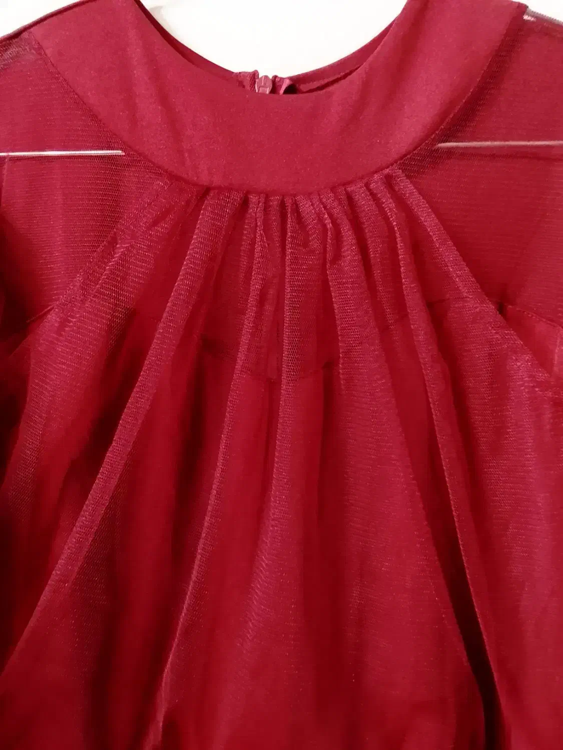 لباس مجلسی زنانه شیک و زیبا سایز 48و50 رنگ زرشکی|لباس|قم, نیروگاه|دیوار