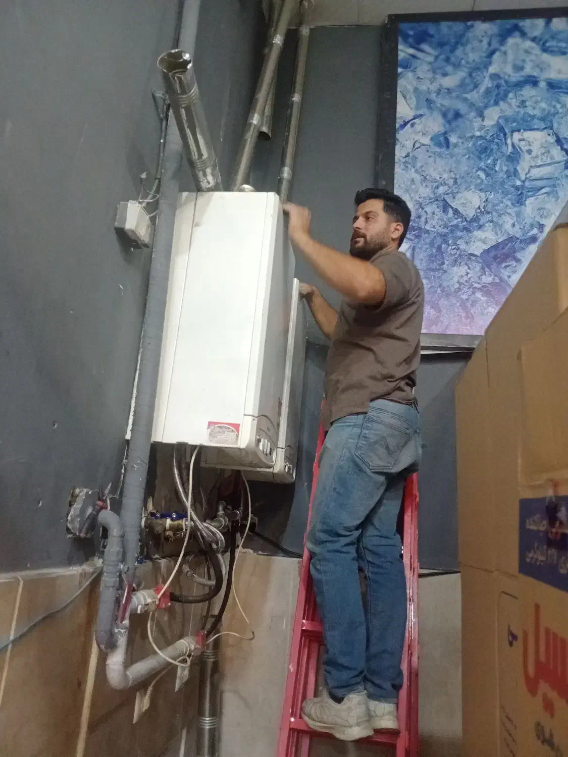 پکیج کولرگازی فن کوئل فن کویل سقفی|خدمات پیشه و مهارت|مشهد, آزادشهر|دیوار