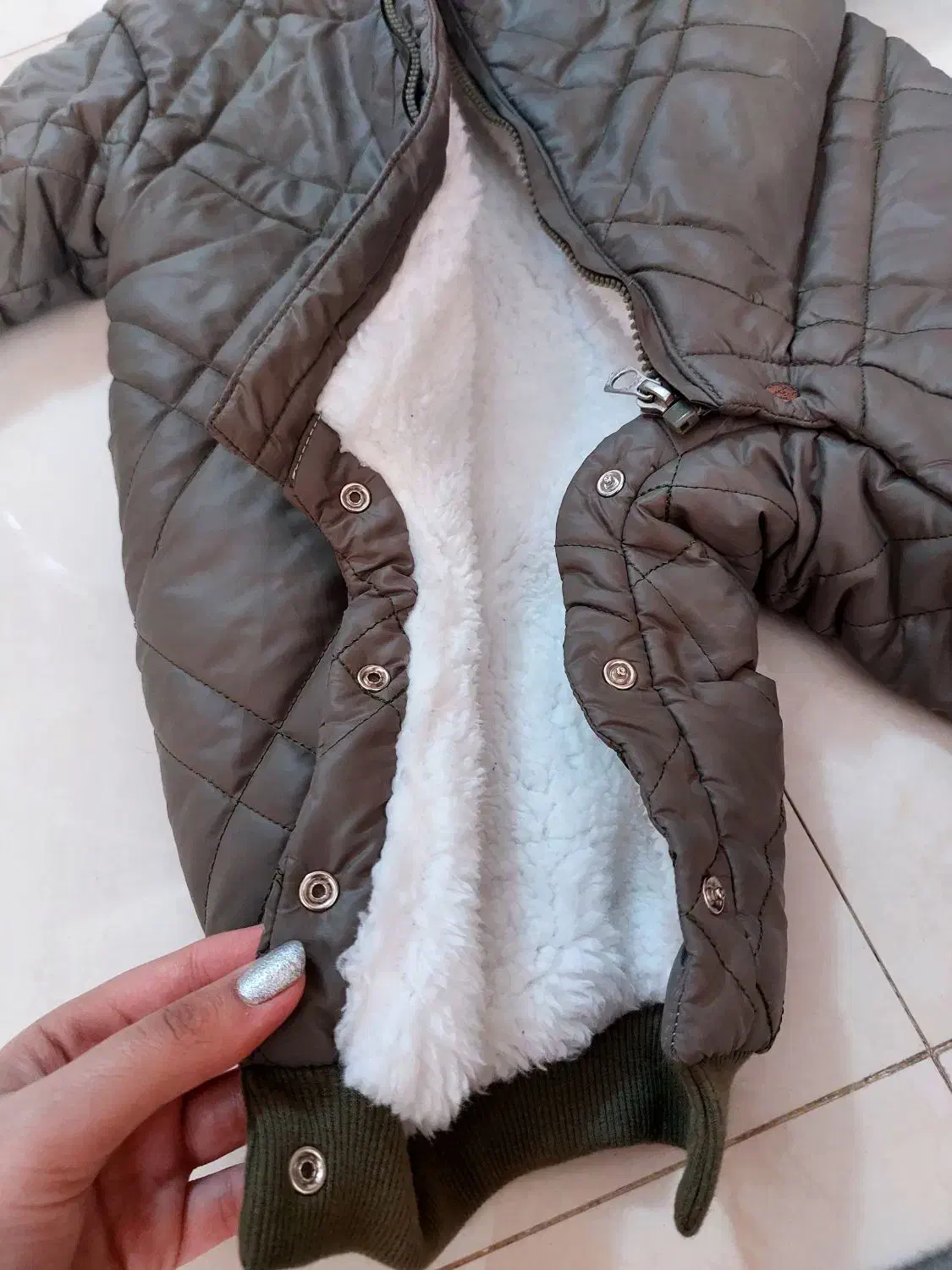 کاپشن سیلیکونی بافت پسرانه بچگانه|کفش و لباس بچه|گلبهار, شهر جدید گلبهار|دیوار