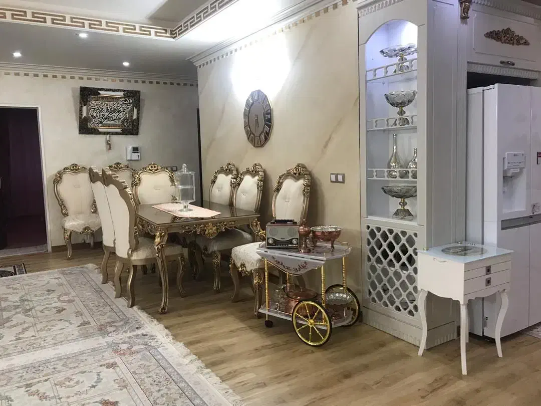 مبل ۹ نفره استیل و میزناهار خوری ۶ نفره|مبلمان خانگی و میز عسلی|باغستان, |دیوار