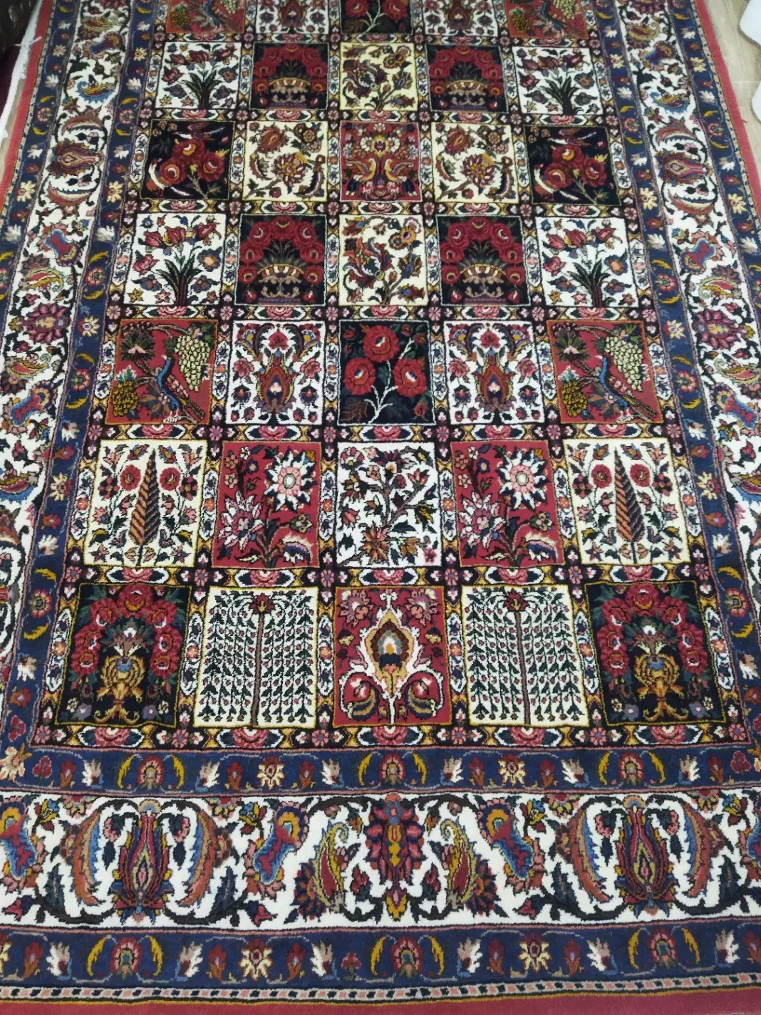 قالی دست بافت|فرش|شهرکرد, |دیوار