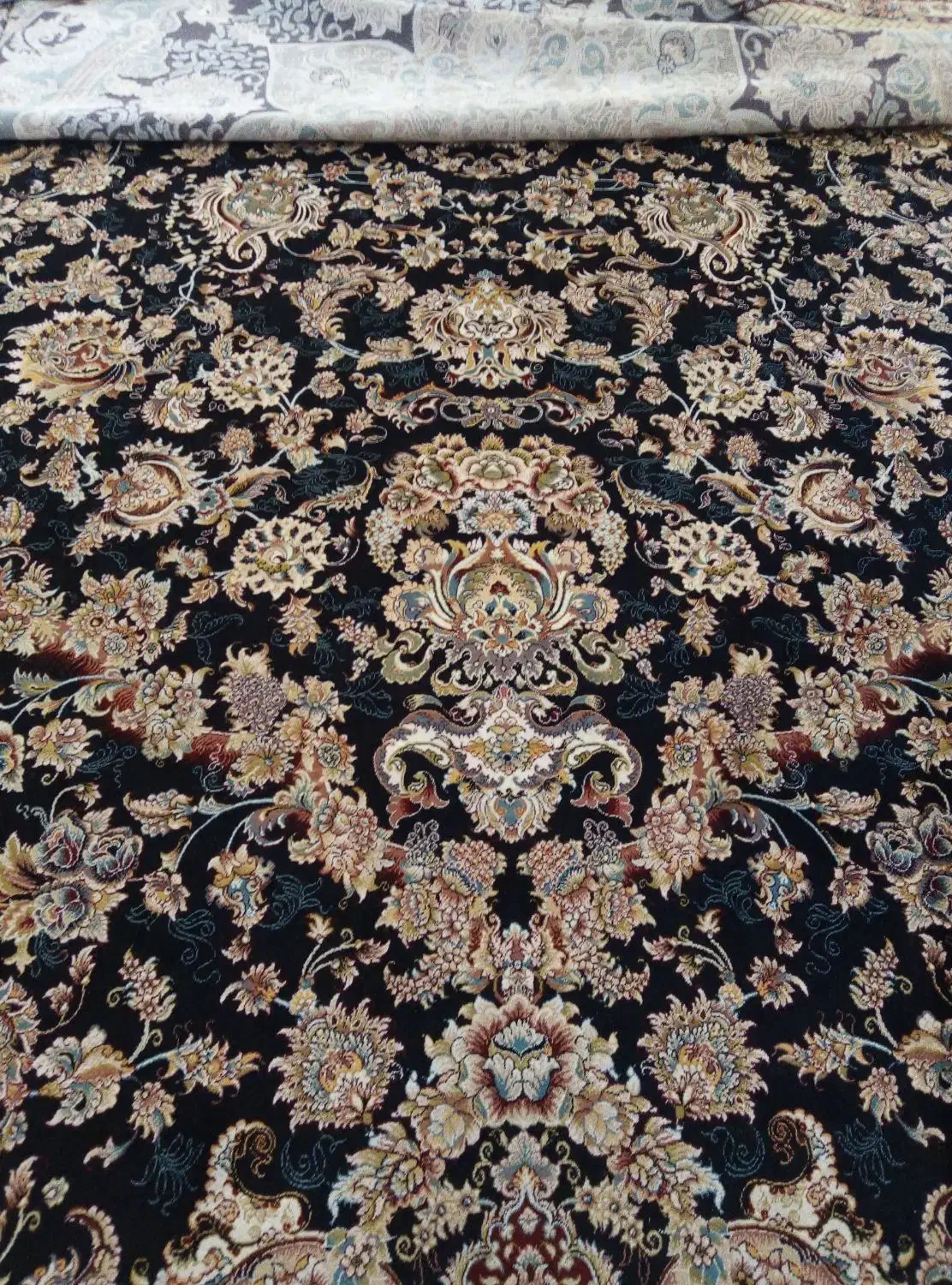 فرش افشان سرمه ای|فرش|اردبیل, |دیوار