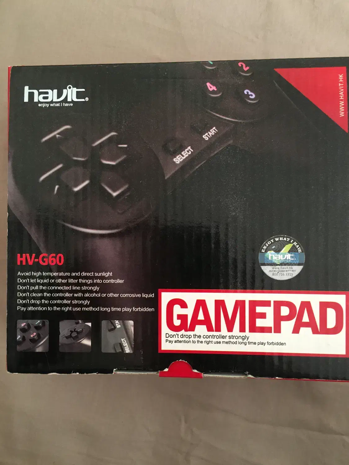 دسته بازی کامپیوتر هویت(havit) مدل HV-G60|کنسول، بازی ویدئویی و آنلاین|اصفهان, بهرامآباد|دیوار