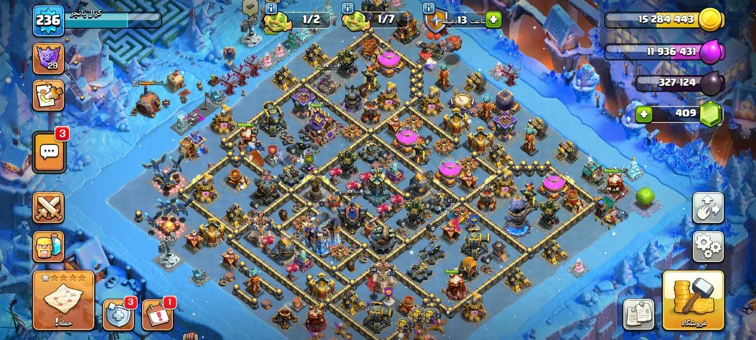 اکانت کلش آف کلنز تان 18|کنسول، بازی ویدئویی و آنلاین|رشت, دیلمان|دیوار