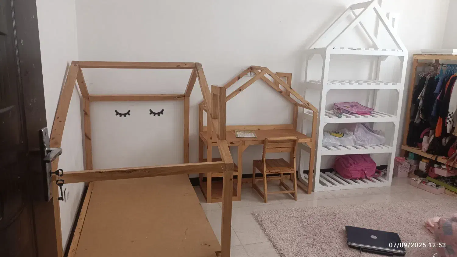 سرویس خواب با چوب چنار|تخت و سرویس خواب|شیراز, احمدآباد|دیوار