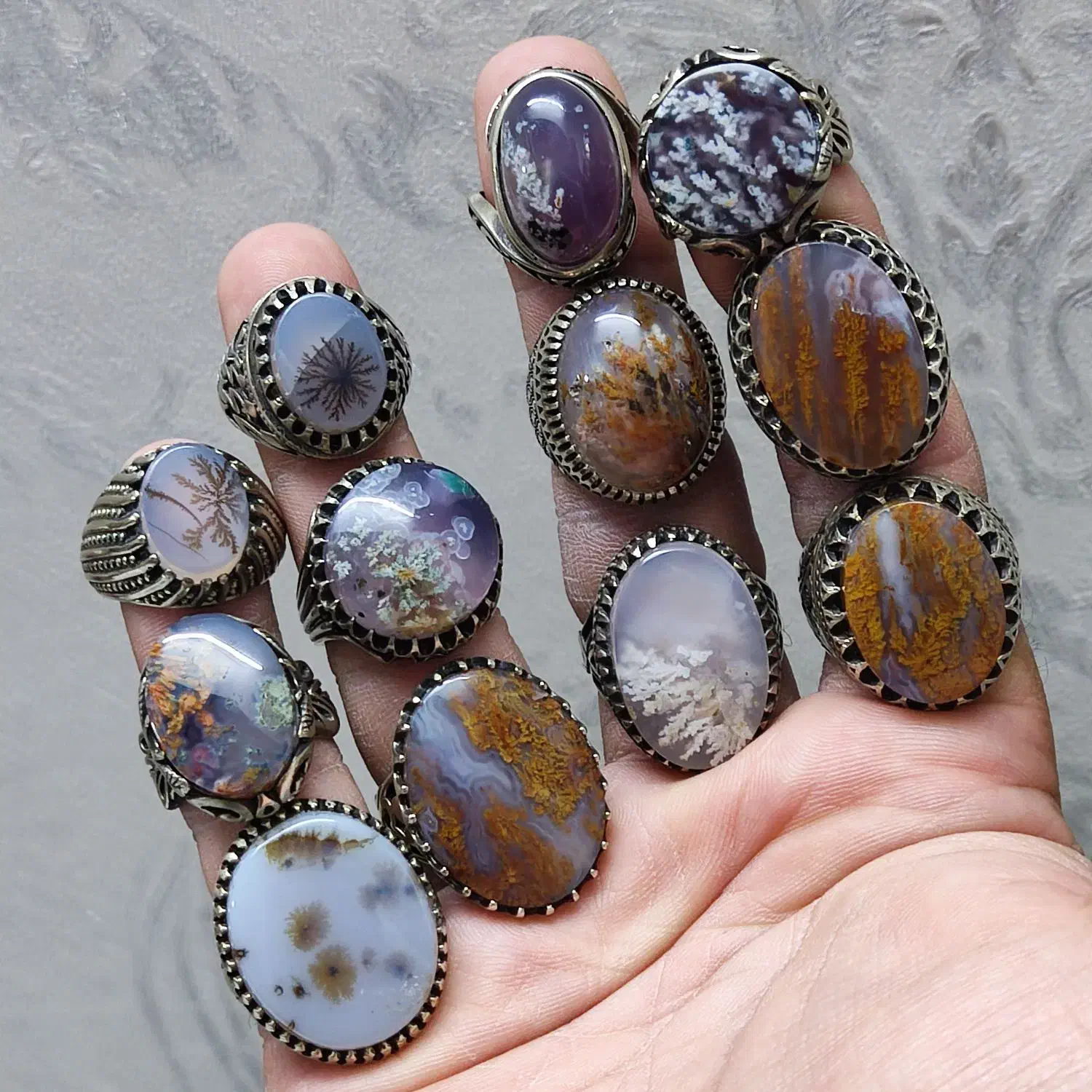 شجر با سنگ های معدنی -رکاب ورشو (نقره نیست)|بدلیجات|پاکدشت, پاکدشت (مامازند)|دیوار