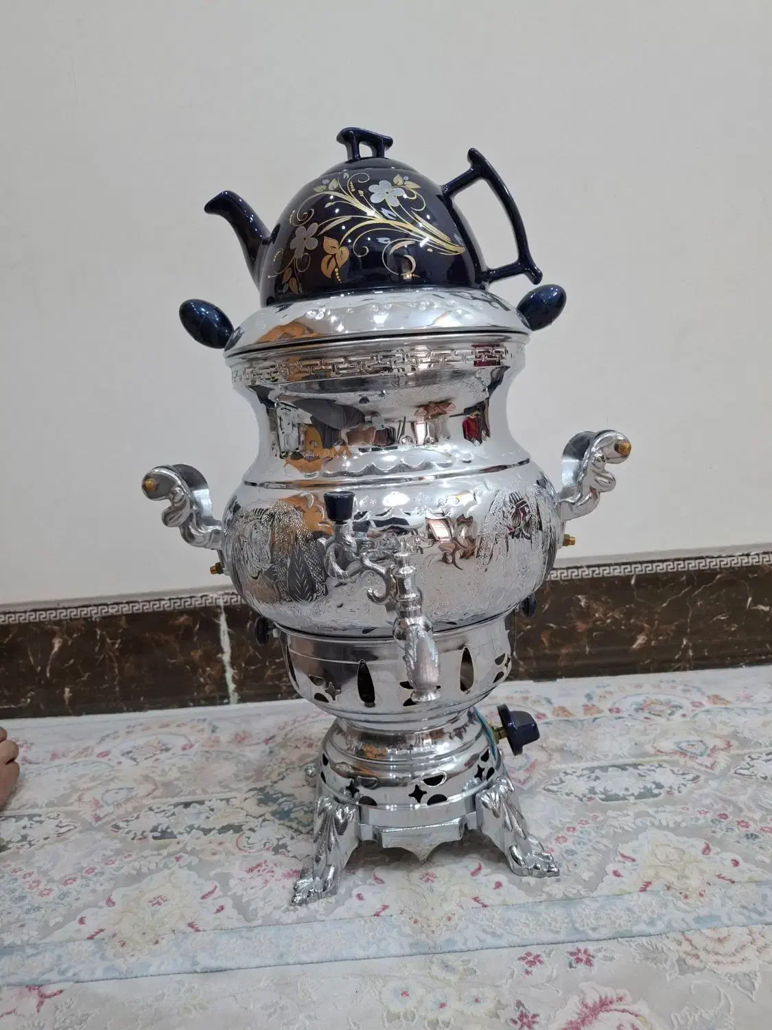 سماور کاملا نو|سماور، چای‌ساز، قهوه‌ساز|نجف‌آباد, ویلاشهر|دیوار