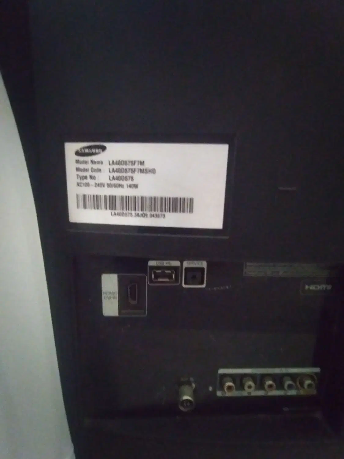 تلوزیون سامسونگ۴۰ اینچ|تلویزیون و پروژکتور|تهران, تهرانپارس شرقی|دیوار