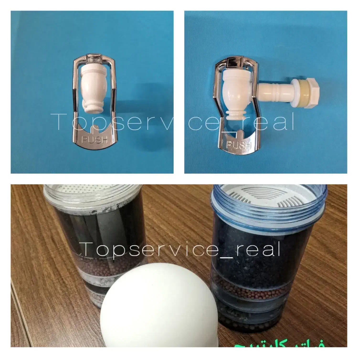 شیر کلمنی فیلتر سرامیکی فیلتر کربن تصفیه آب رومیزی|آبسردکن و تصفیه آب|تهران, جمهوری|دیوار