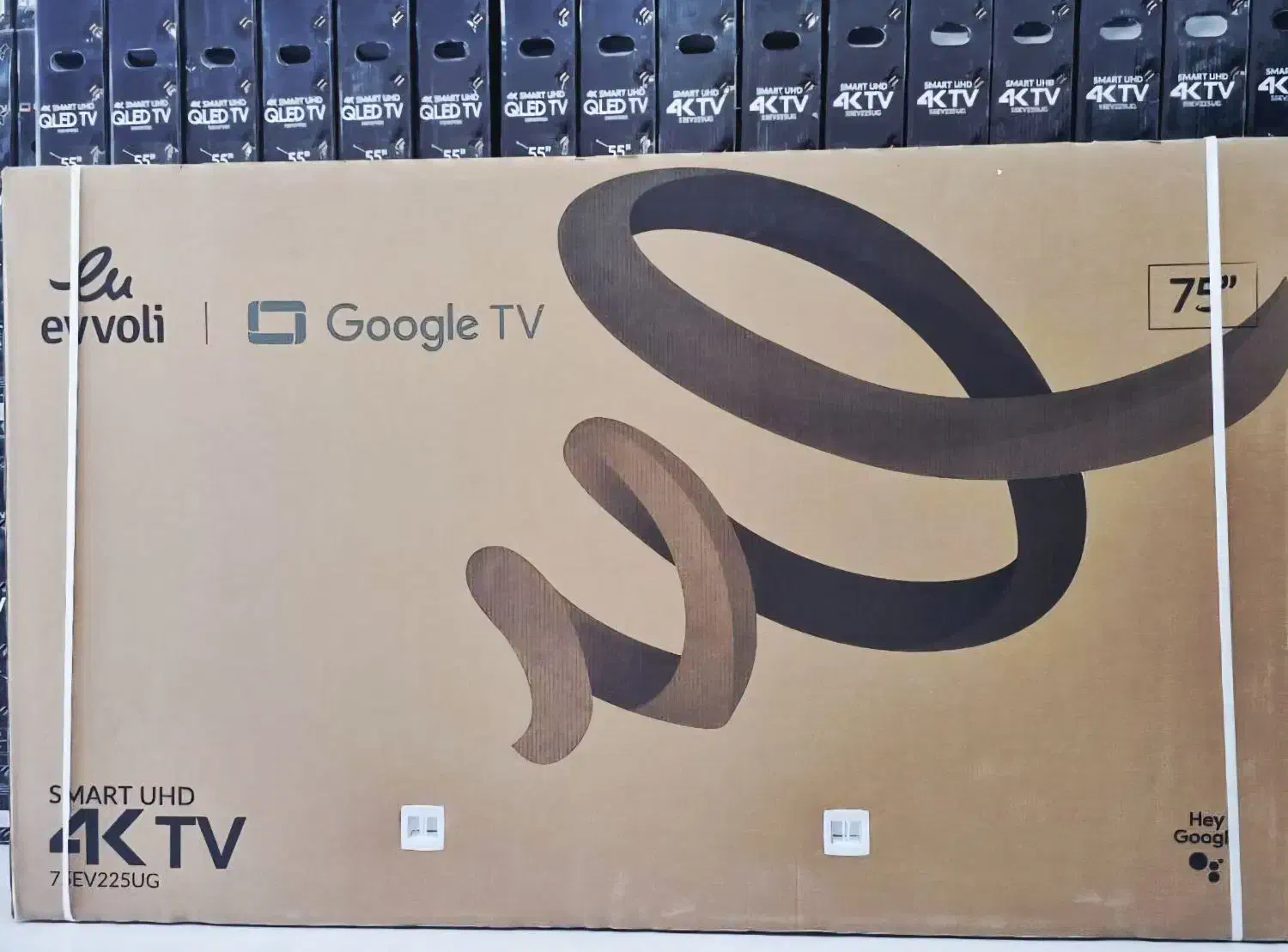 75 ایوولی 4کا اسمارت آندروید 2025 فول|تلویزیون و پروژکتور|بندر کنگان, |دیوار