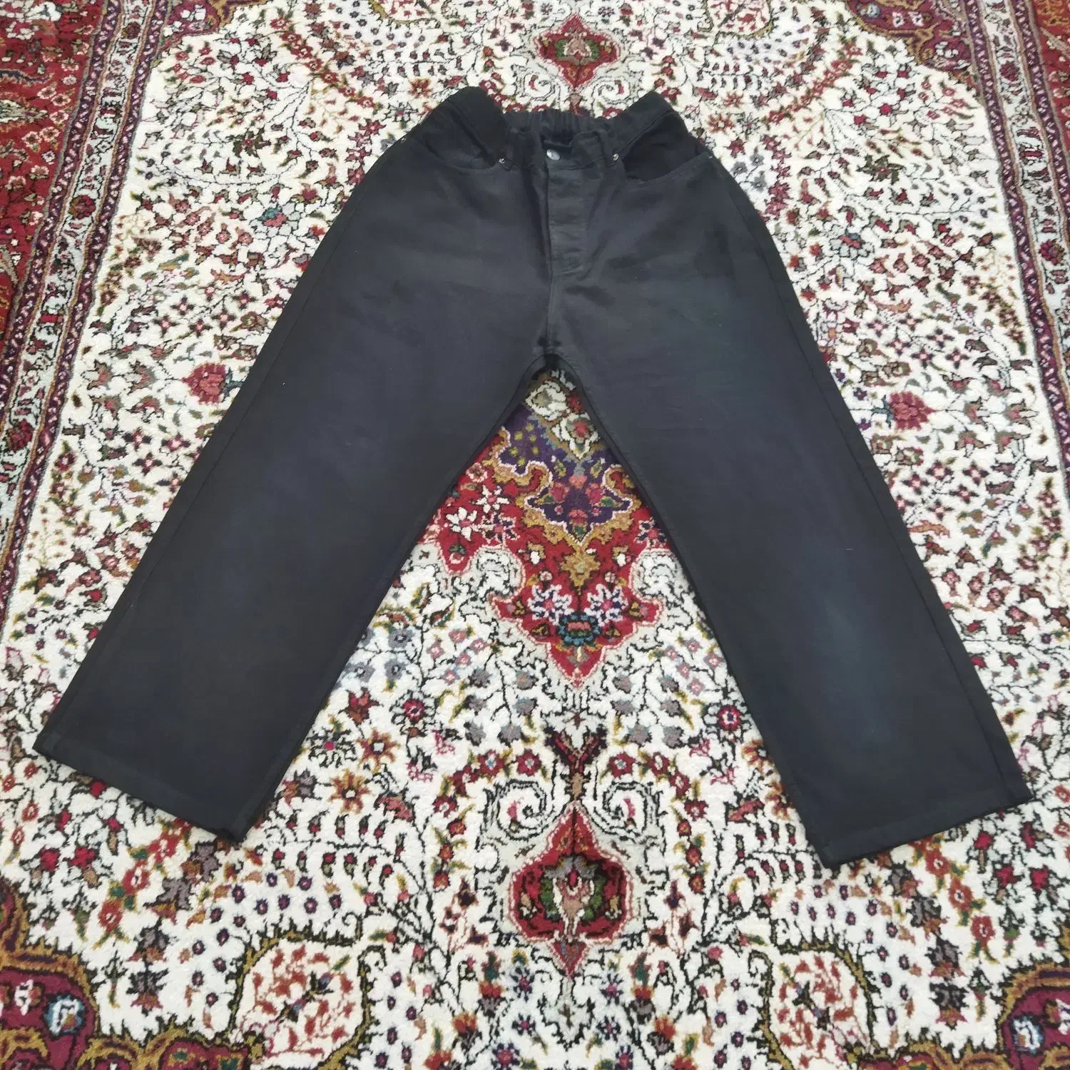 شلوار بگ مشکی اسپرت|لباس|مرند, |دیوار