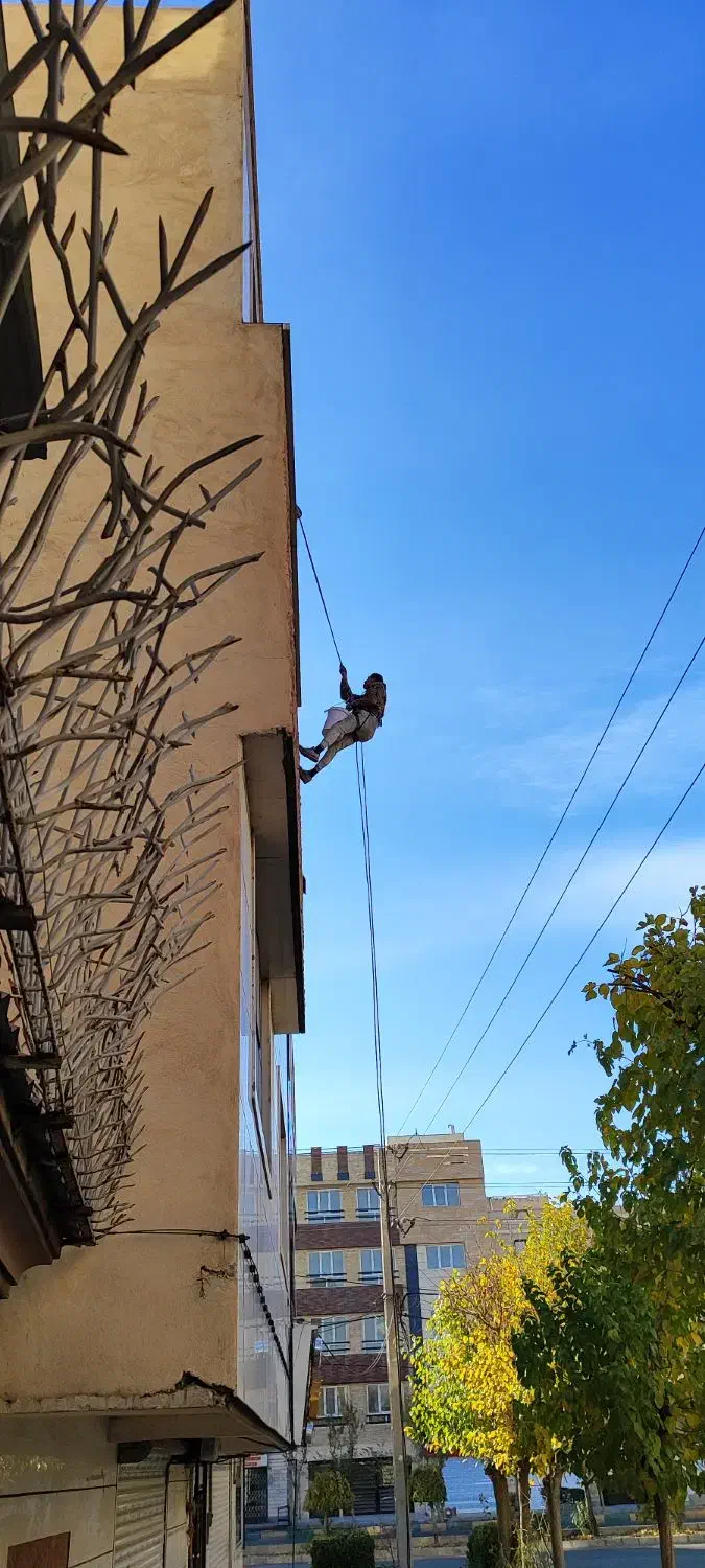 مهار سنگ نما اب بندی راپل عایق پیچ رولپلاک شستشوی|خدمات پیشه و مهارت|سیاهکل, |دیوار