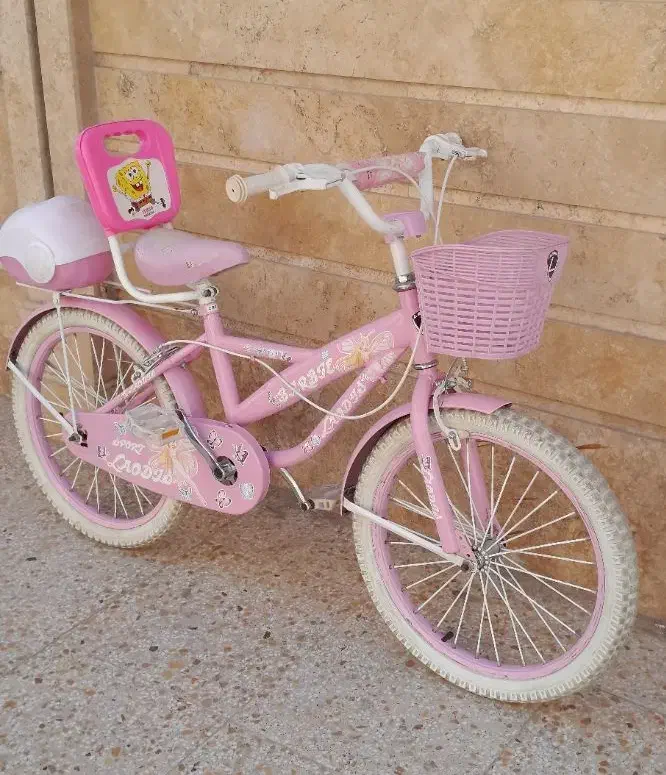 دوچرخه ۲۰ دخترانه صورتی در حد نو|دوچرخه، اسکیت، اسکوتر|قم, نیروگاه|دیوار