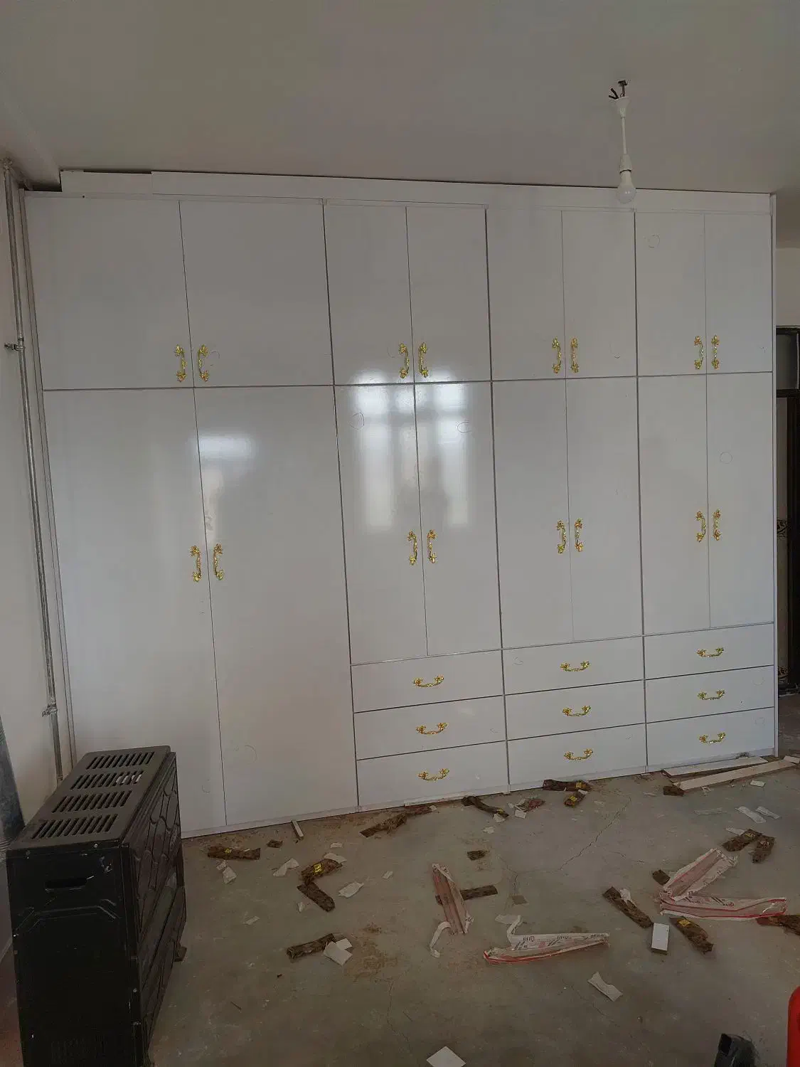 کمددیواری کرم متالیک کدپانصدویک|جاکفشی، کمد، دراور|اردبیل, |دیوار