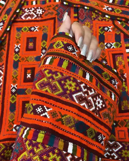 انواع سوزن دوزی بلوچی برای زی استین|لباس|زابل, |دیوار