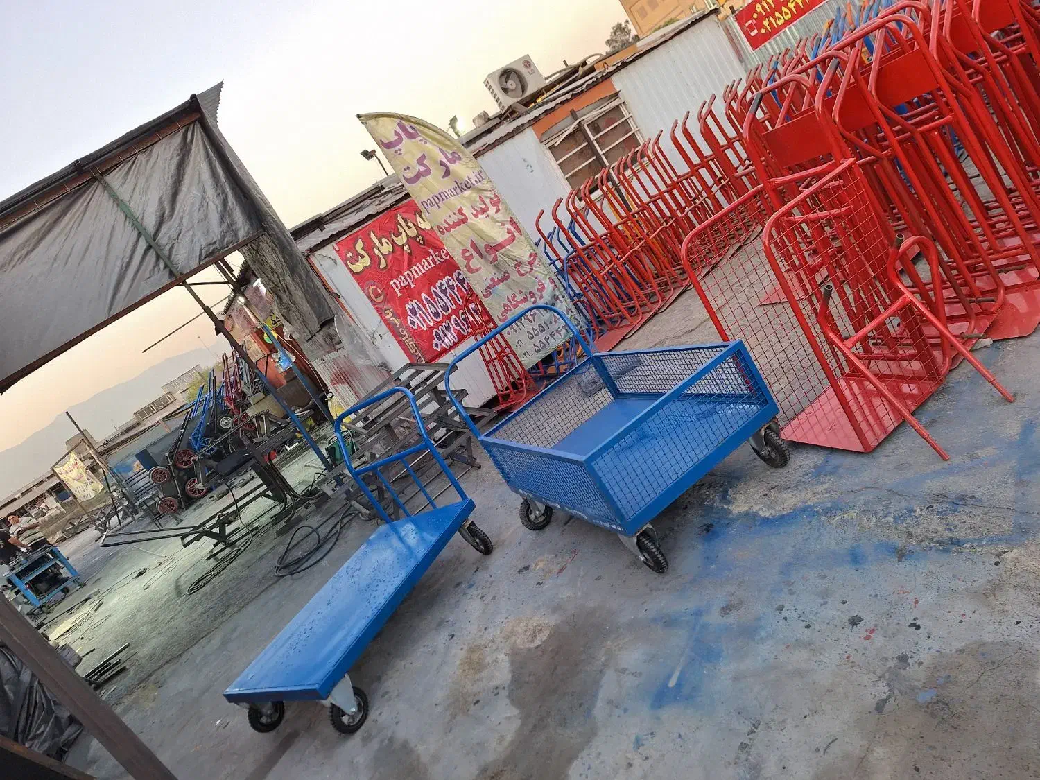 گاری دستی دایکاست ۱ تن چهار چرخ تولدی(دایکاست ۱تن)|ابزارآلات|تهران, بازار|دیوار