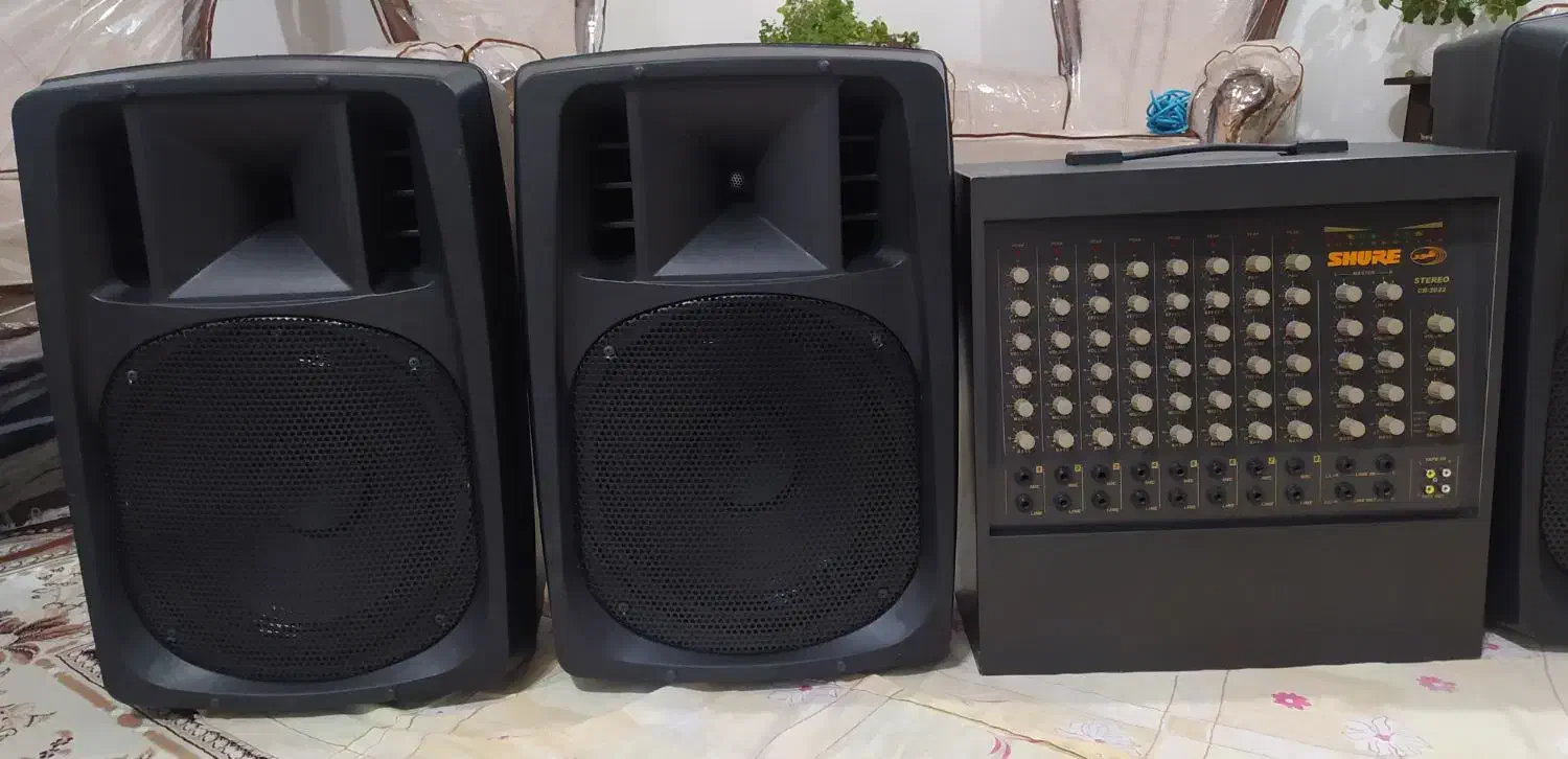 فروش اکو میکسر شور و باند ۱۲ اینچ باس|صوتی و تصویری|فریدونشهر, |دیوار