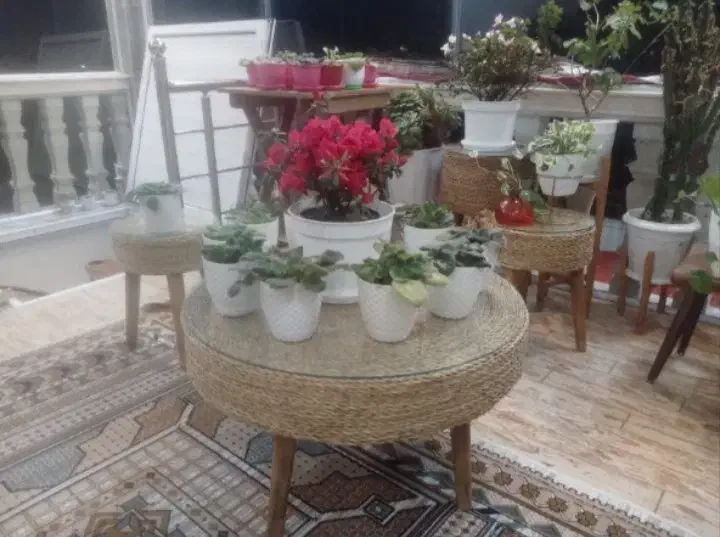 میز حصیری|مبلمان خانگی و میز عسلی|کوچصفهان, |دیوار