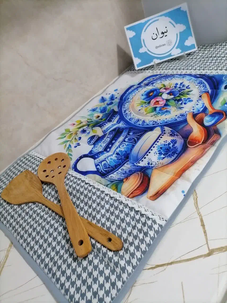 نمگیر ظرف|سفره، حوله، دستمال آشپزخانه|قم, شهرک مهدیه (مدرس)|دیوار